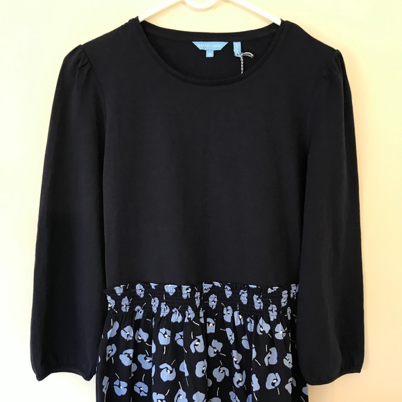 Draper James Navy and Blue Patterned Mini Dress - Picture 7 of 10